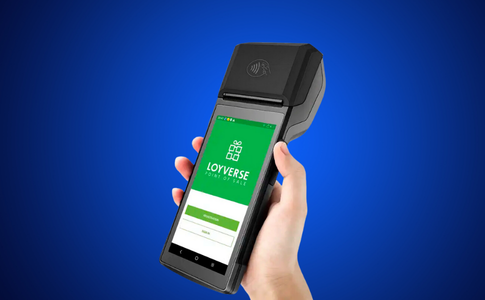 Punto de venta terminal POS Android con impresora de recibos