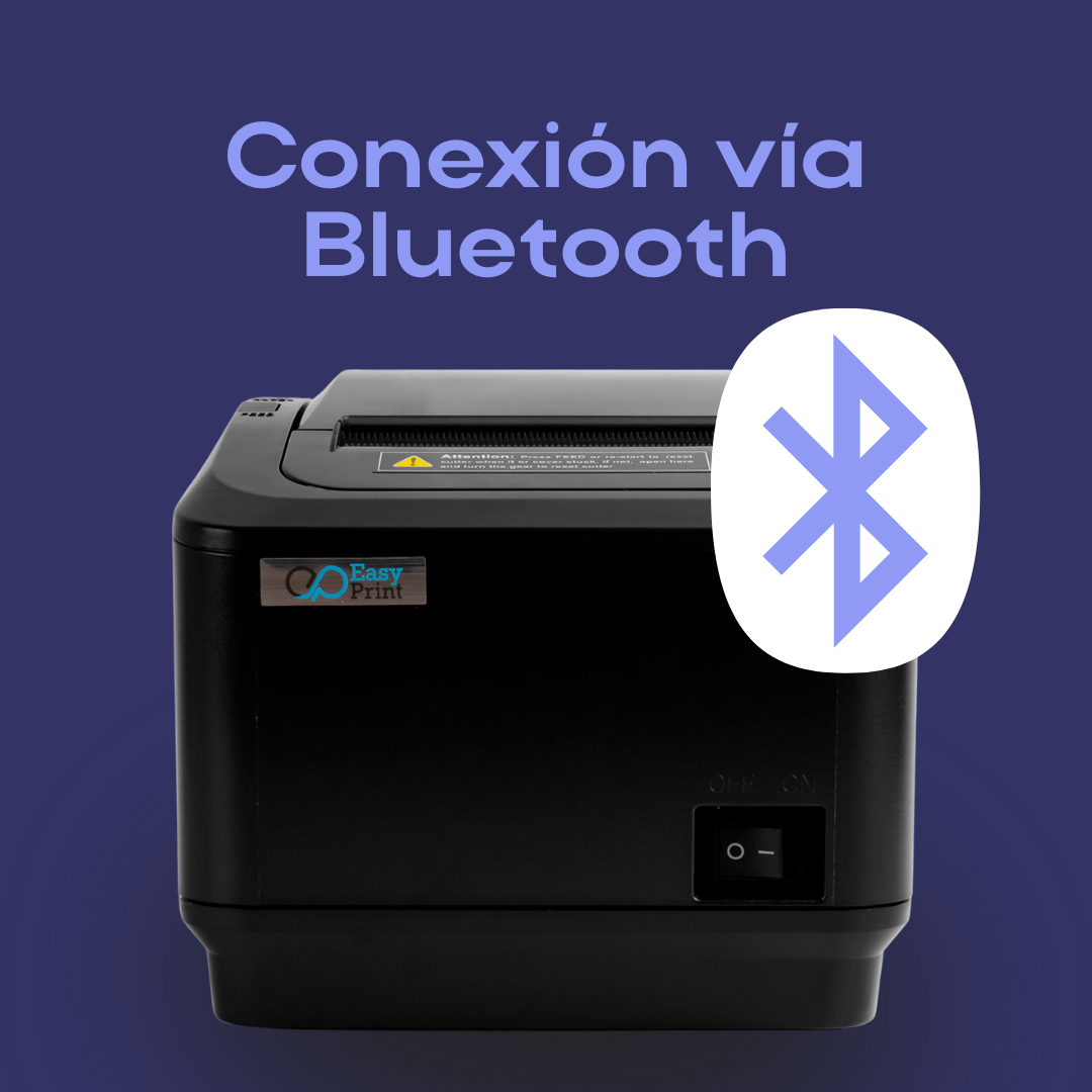 Impresora Térmica de Recibos 80mm WiFi/Bluetooth Alta Velocidad 300mm/s