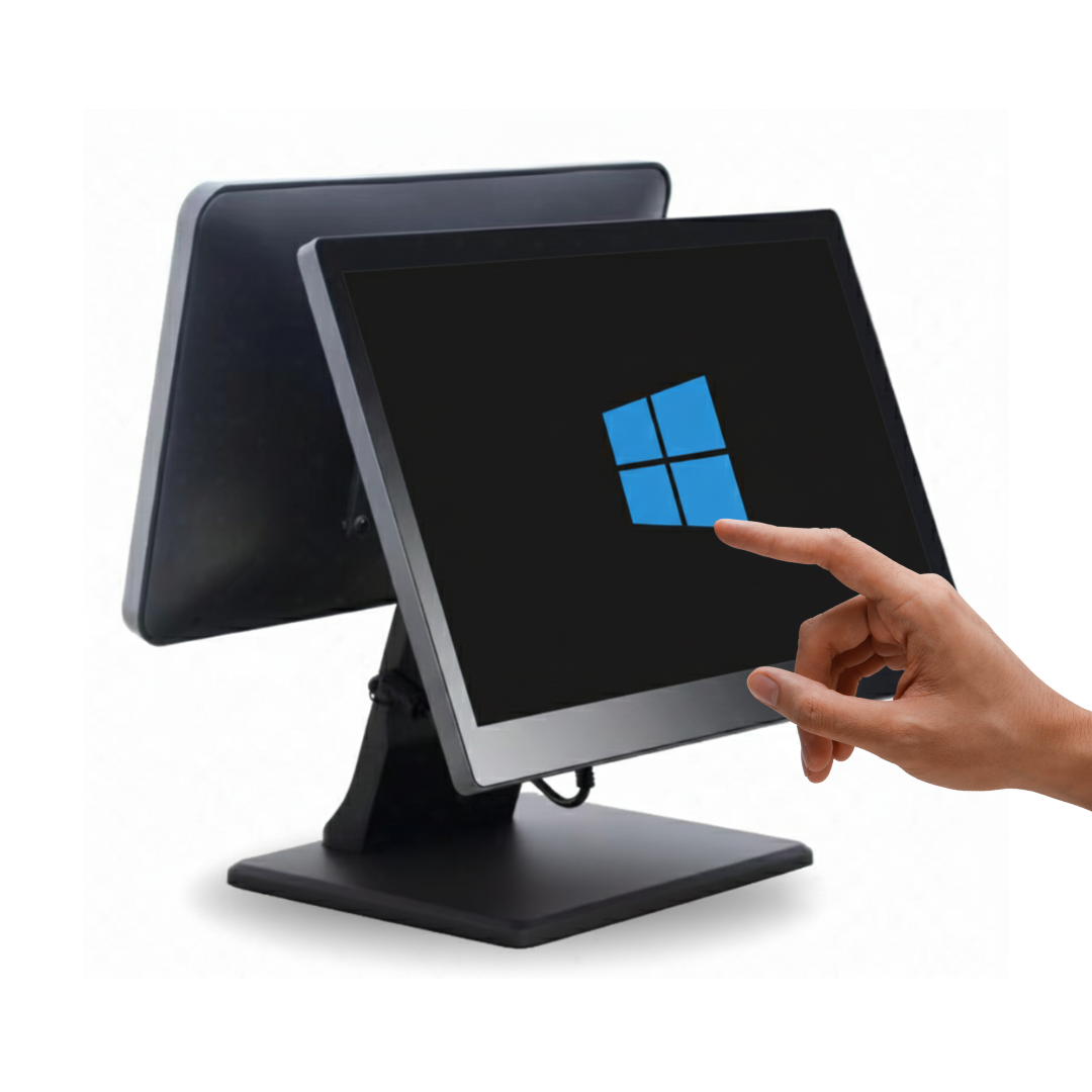Windows 11 Point of Sale System with 15.6-inch Dual Touchscreen, i5 Processor, POS with 8GB RAM + 128GB ROM