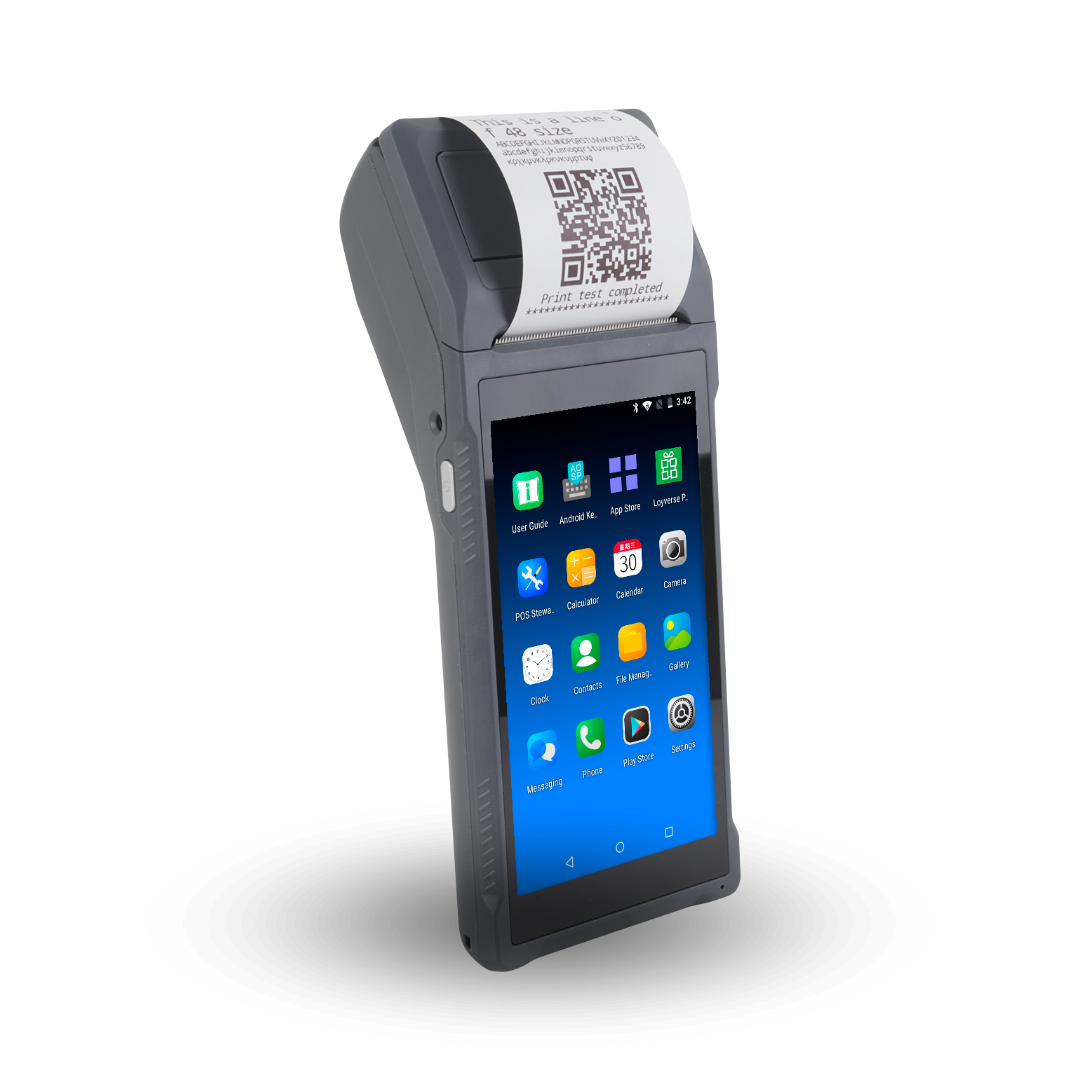 Q2i Android 11 Point of Sale System with High-Speed ​​Thermal Printer for 58mm Receipts and 5.5" Touchscreen