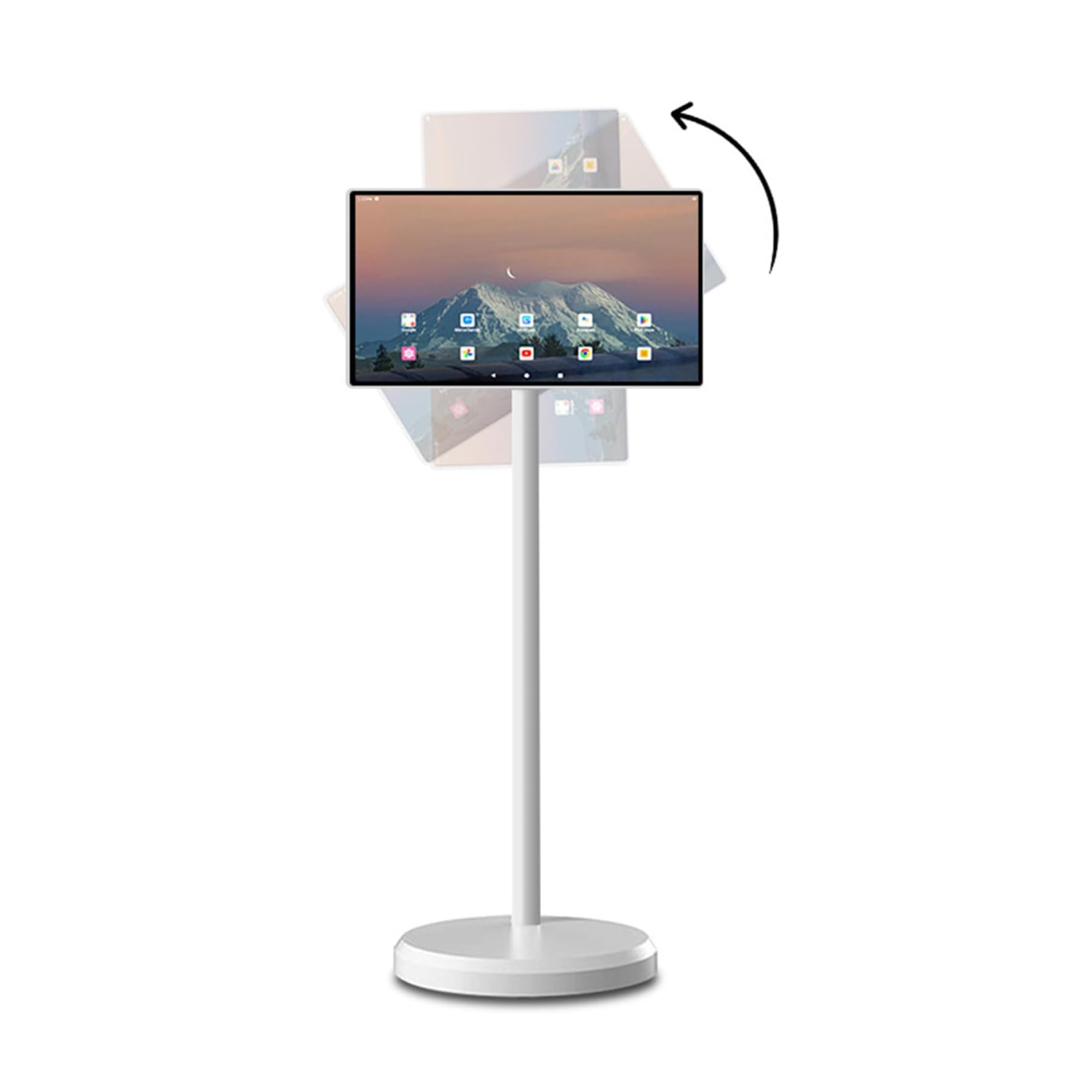 21.5" Android Touchscreen Portable Smart TV with Stand