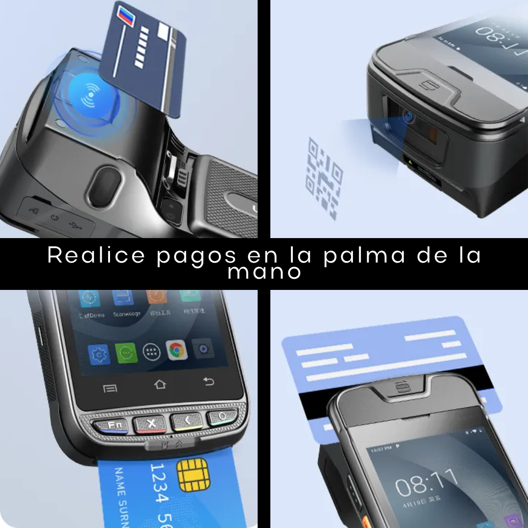 Punto de Venta POS i9000S con Android 8.1 formas de pago