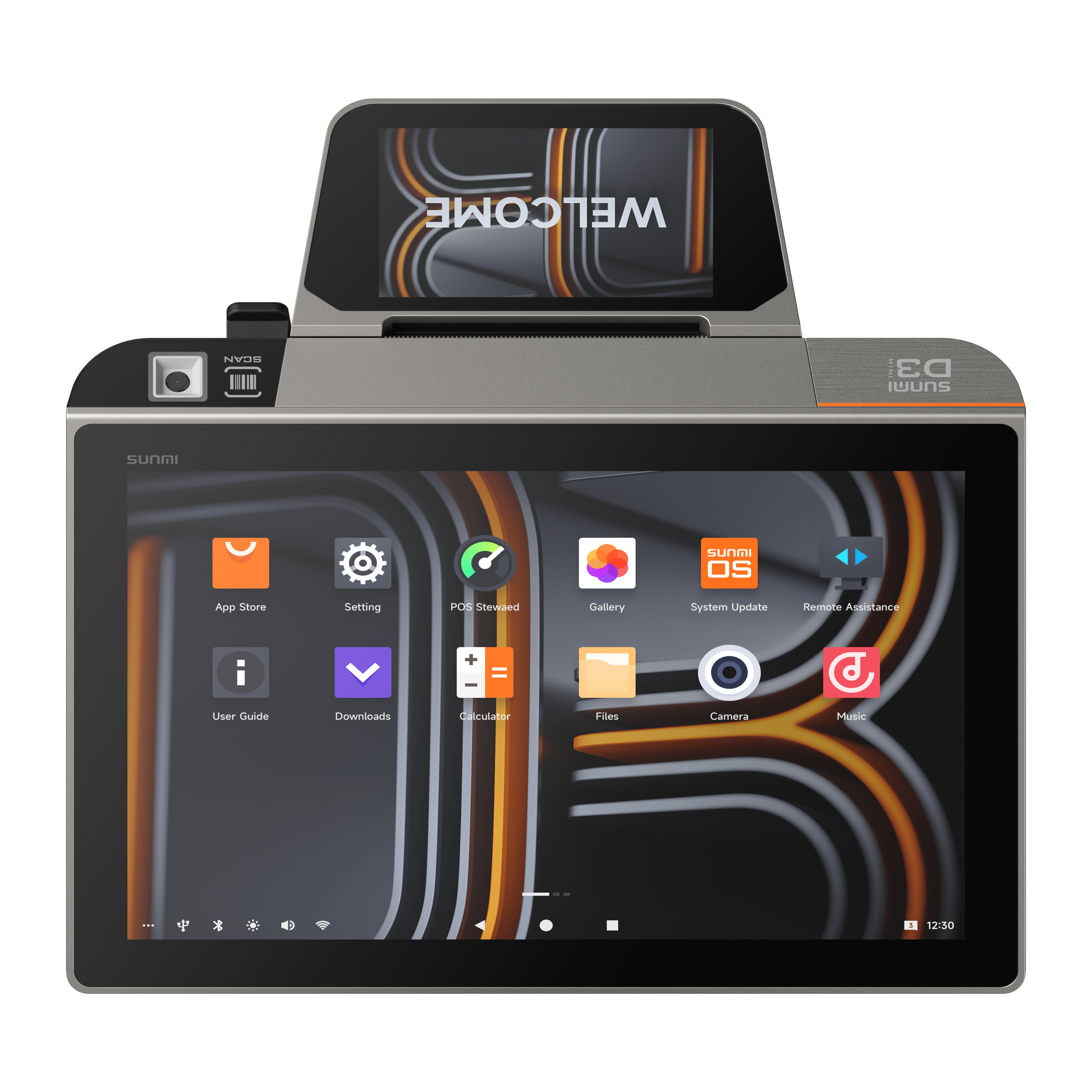 POS Android 13 Sunmi D3 Mini Pantalla Dual