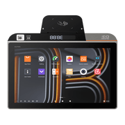 Fotografía del POS Android 13 Sunmi D3 Mini Pantalla Dual donde se destaca su pantalla e interfaz con sistema Android
