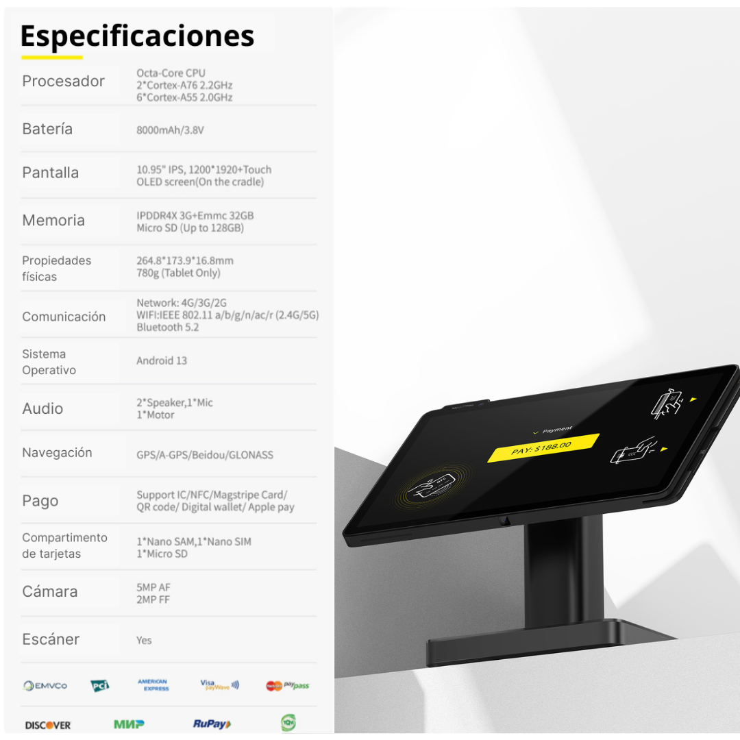 POS Android 13 Kozen P18 All in One