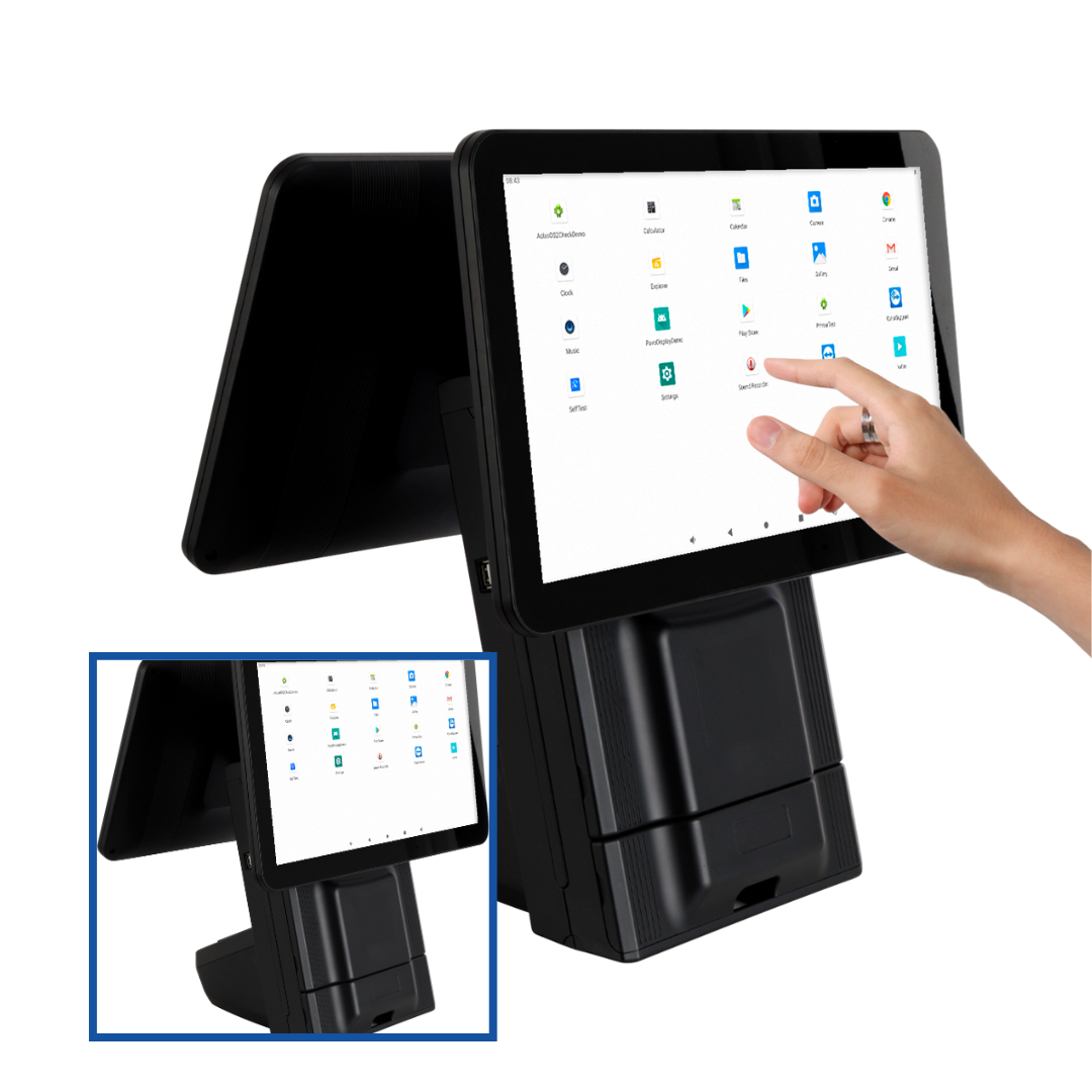 Punto de Venta M9 con Pantalla Dual de 15.6'' Android 11