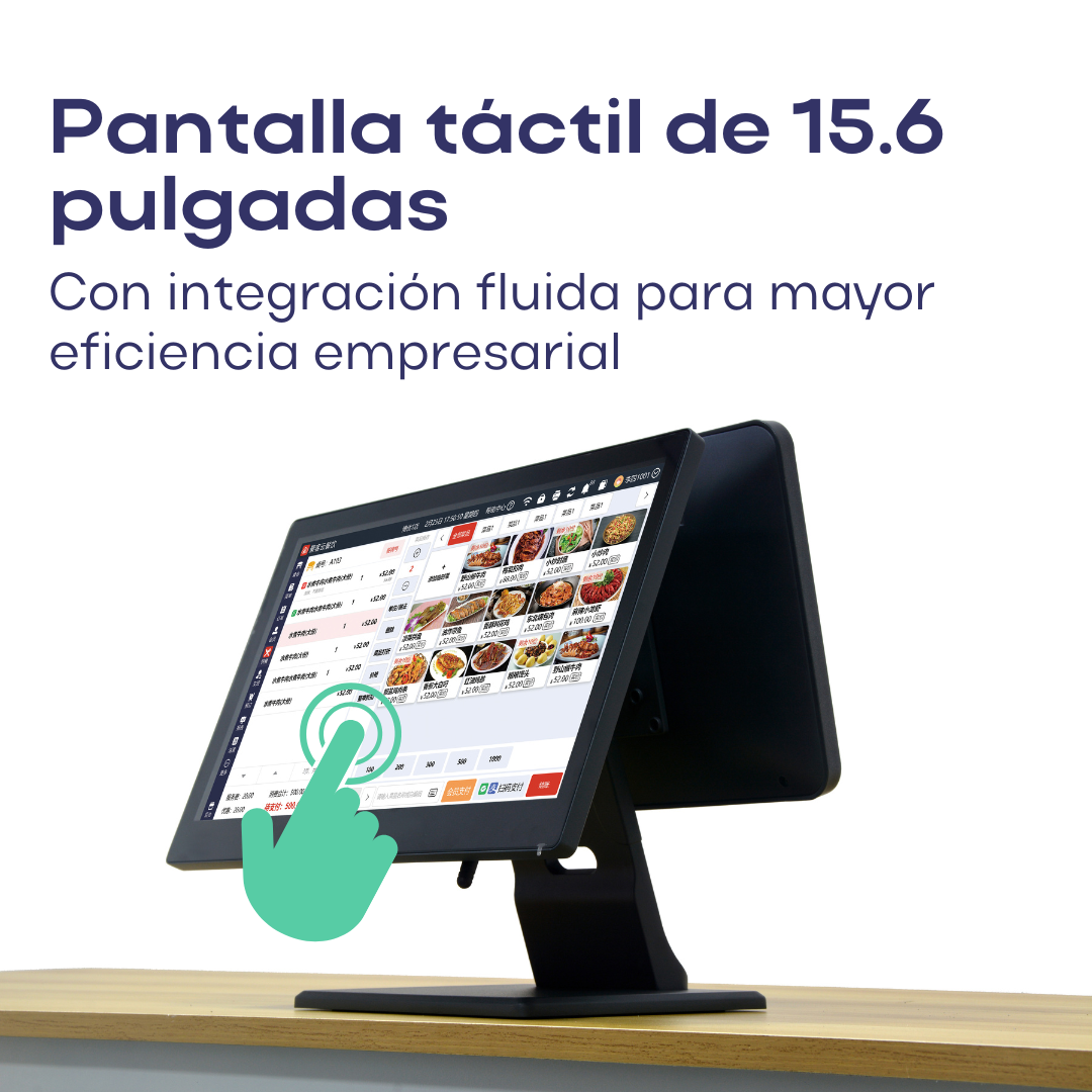 Windows 11 Point of Sale System with 15.6-inch Dual Touchscreen, i5 Processor, POS with 8GB RAM + 128GB ROM