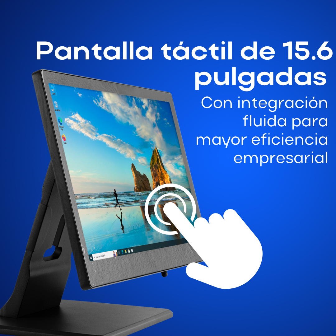 Punto de Venta Windows 10 con Pantalla Táctil de 15.6'' M8W