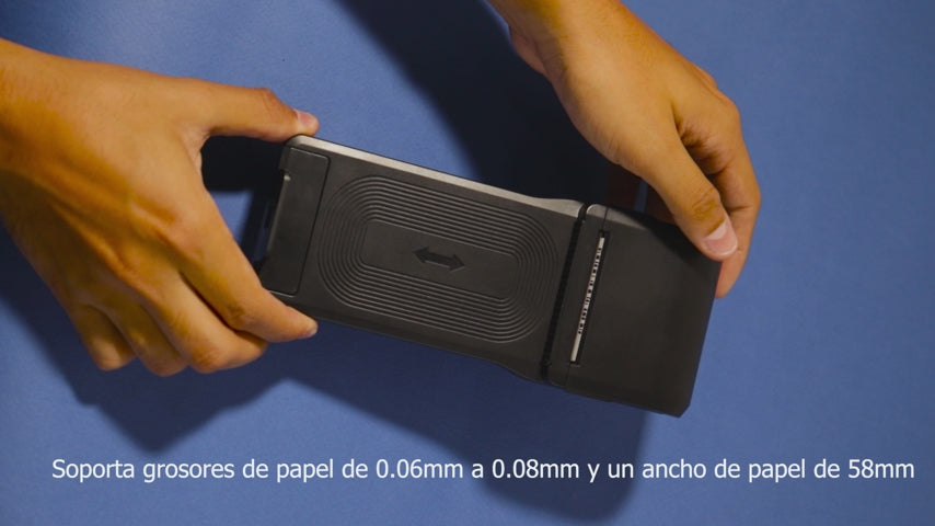 Load video: XP-P1 Portable Thermal Printer and 1D/2D Barcode Scanner Point of Sale